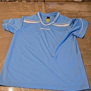 Diadora Blue and White Athletic Jersey